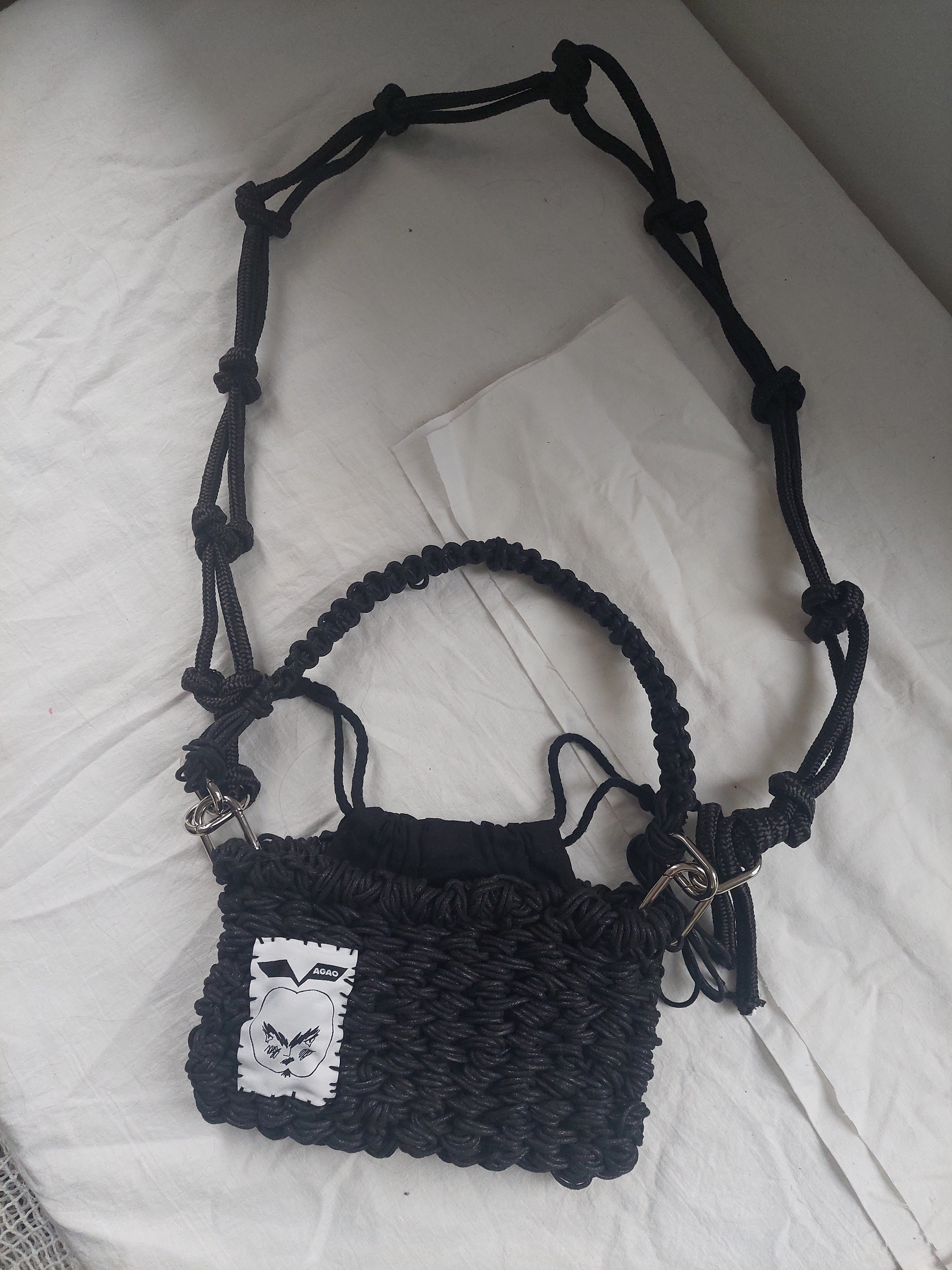 small weaved basket bag