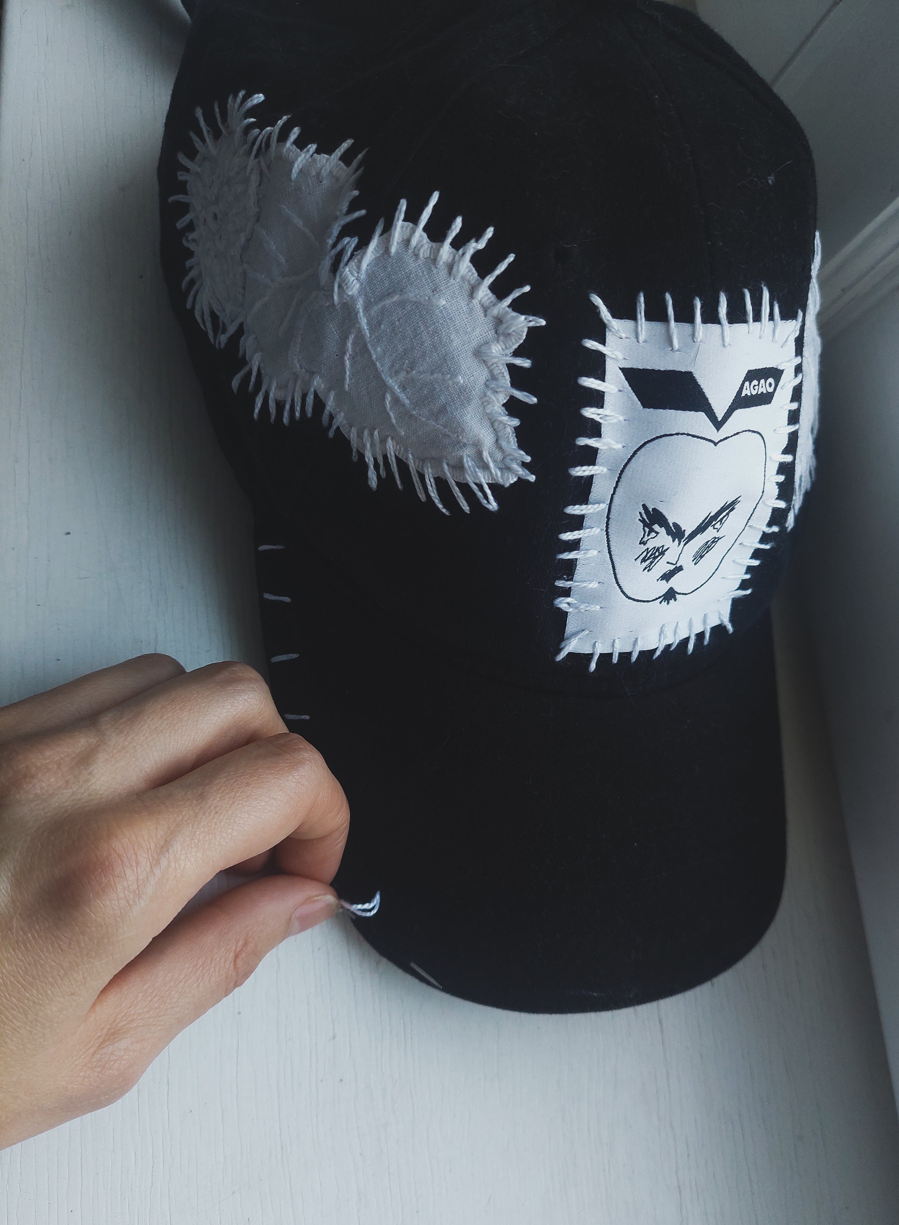 upcycled vintage hat