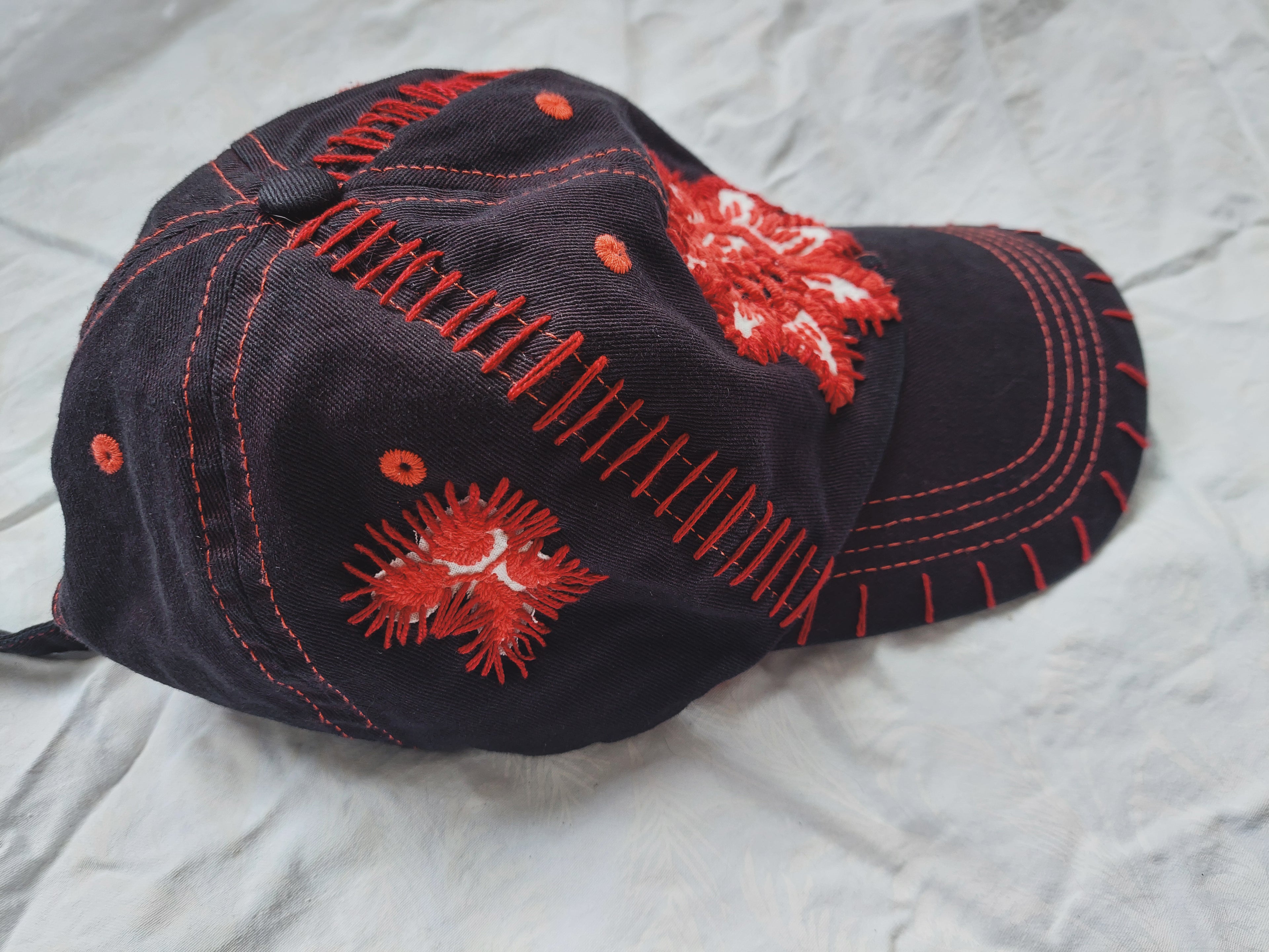 upcycled vintage hat