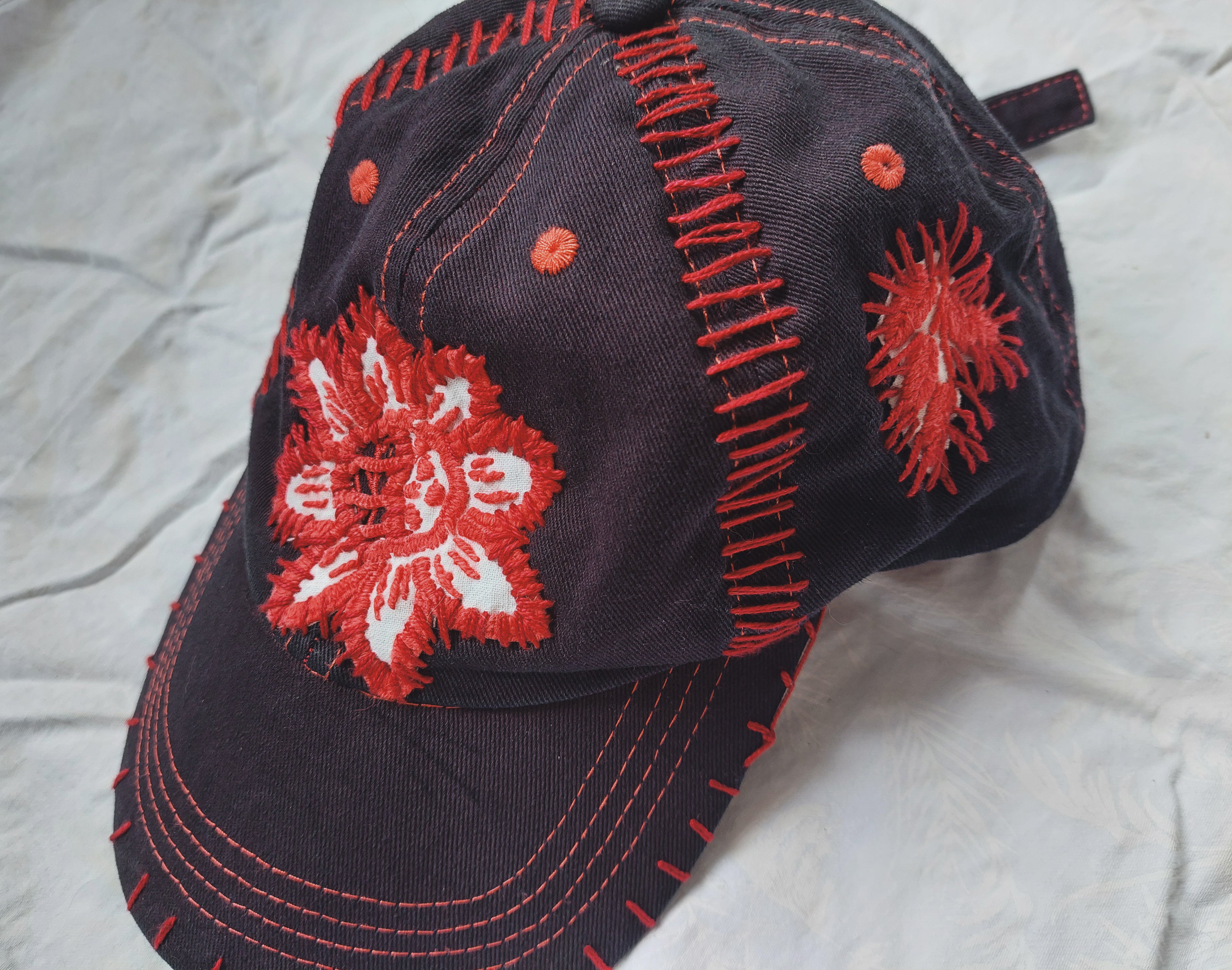 upcycled vintage hat