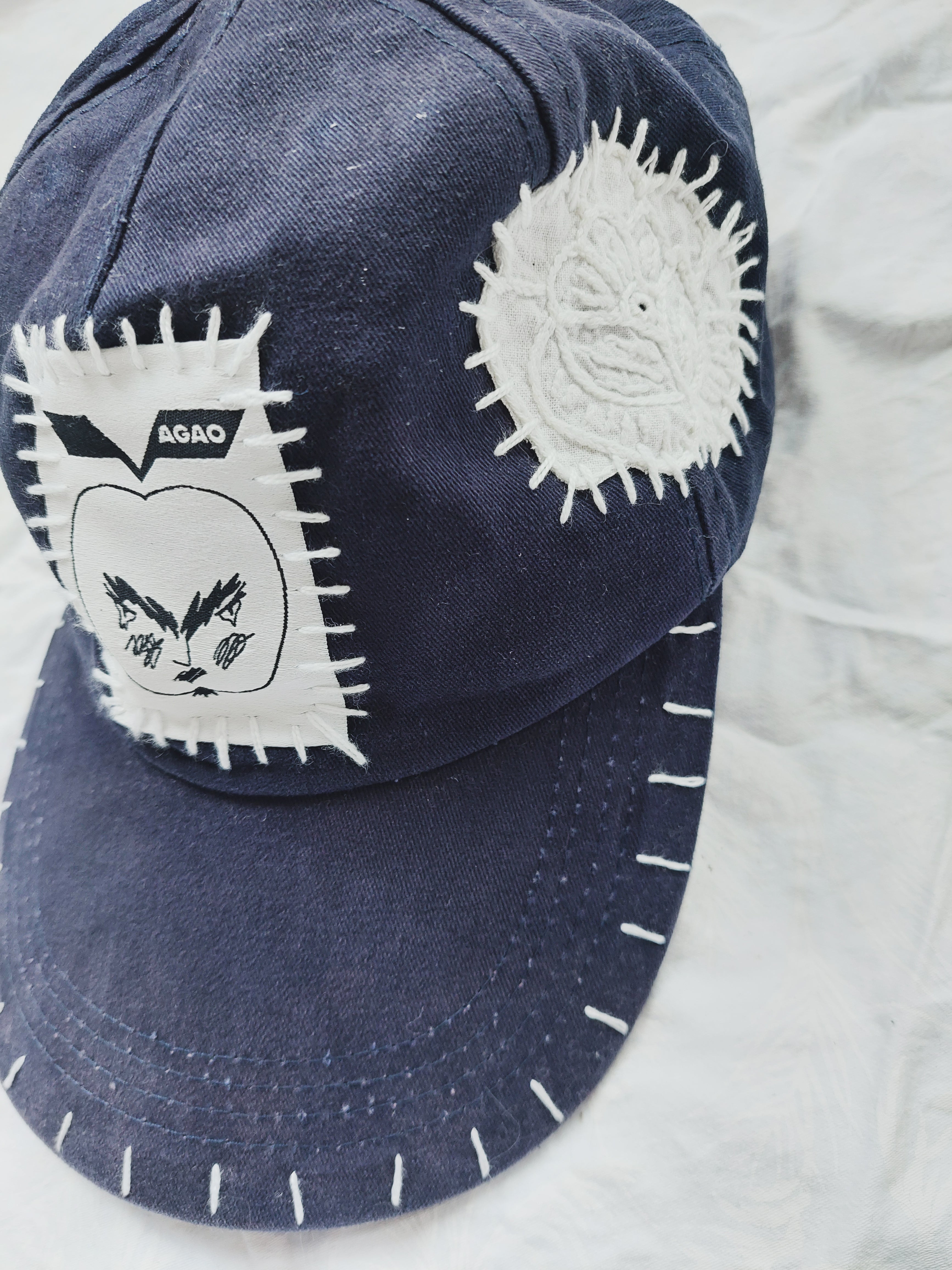 upcycled vintage hat
