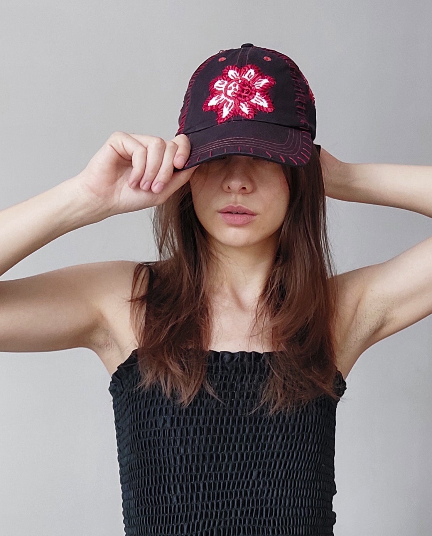 upcycled vintage hat
