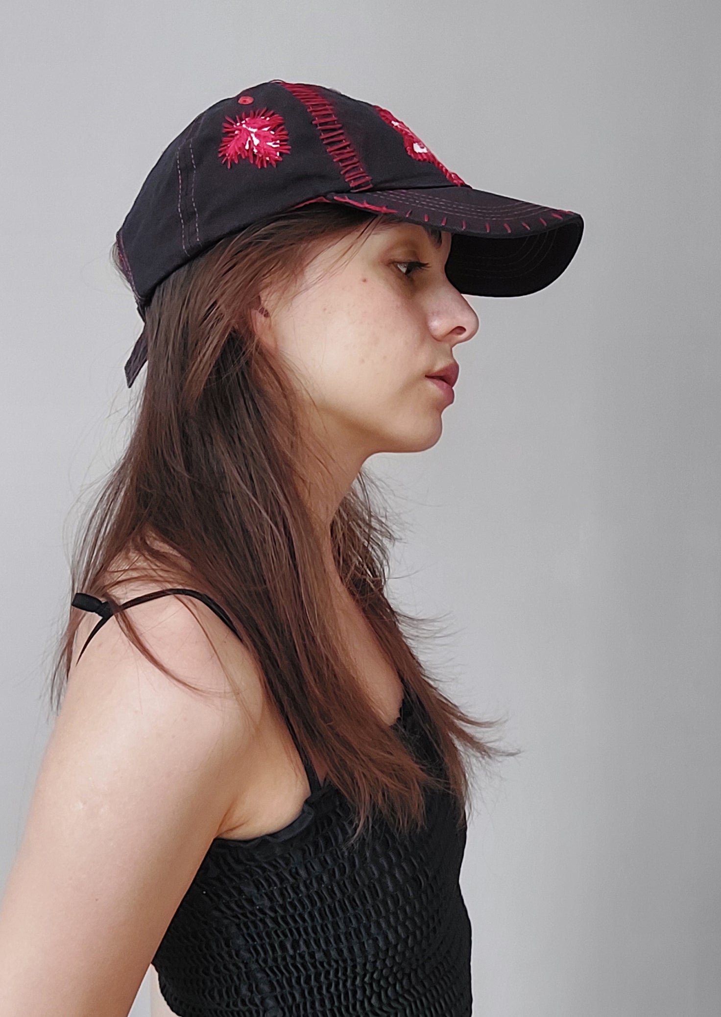 upcycled vintage hat