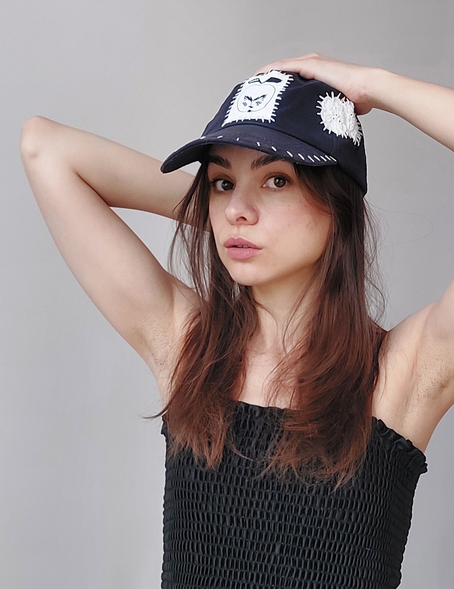 upcycled vintage hat