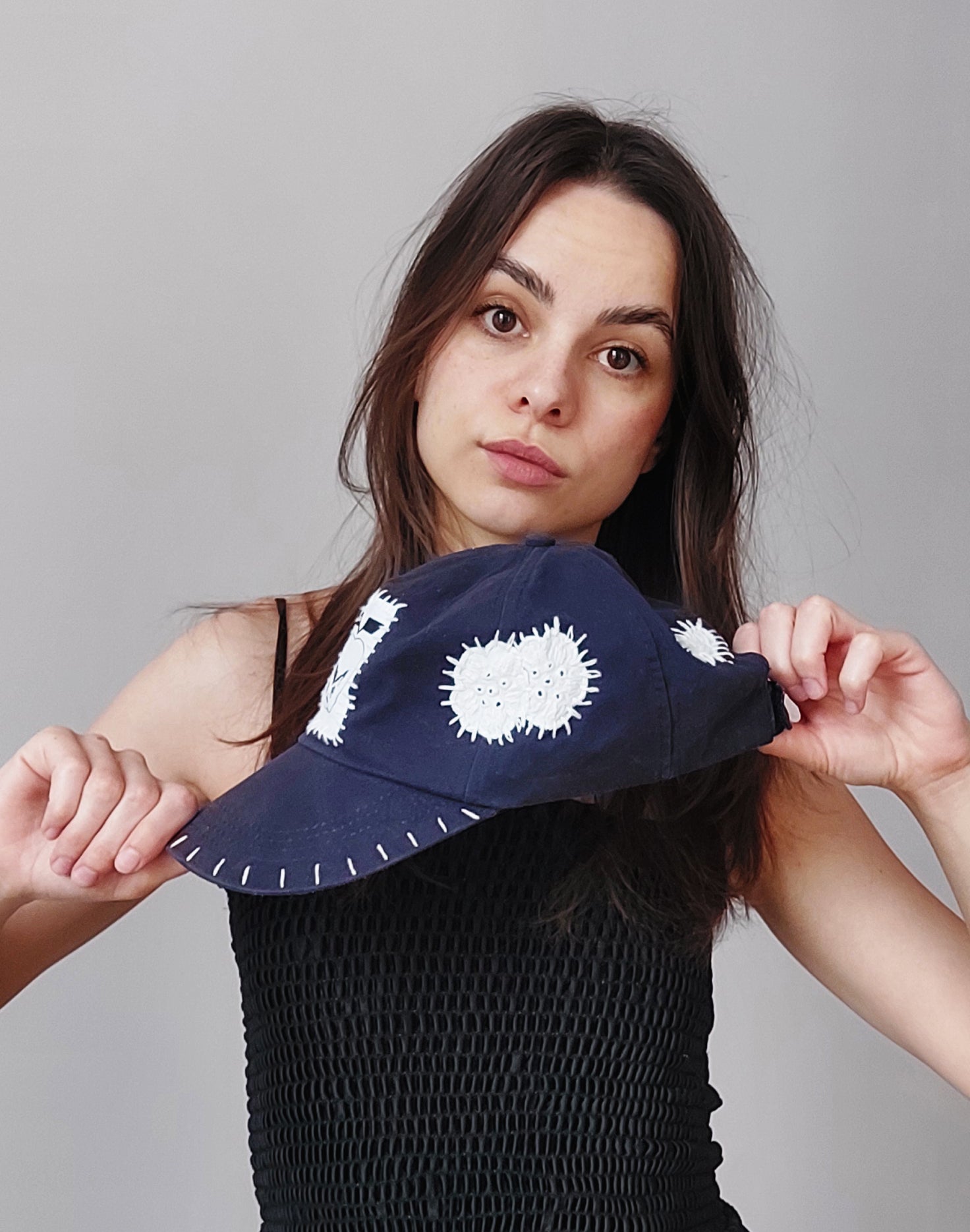 upcycled vintage hat